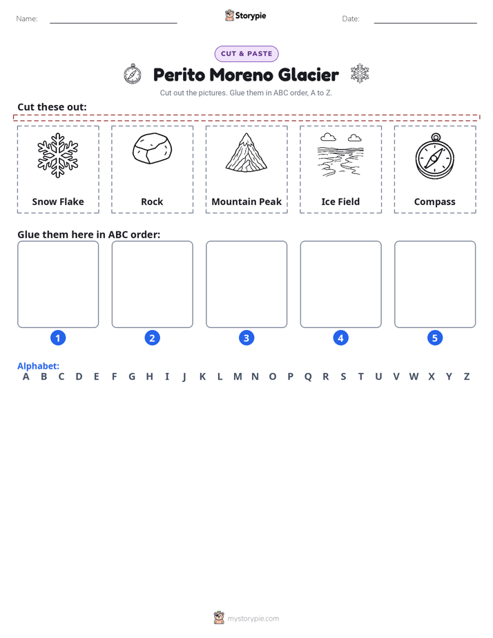 Cut & Paste Alphabet