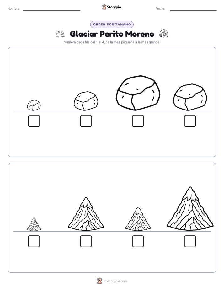 Orden de Tamaños