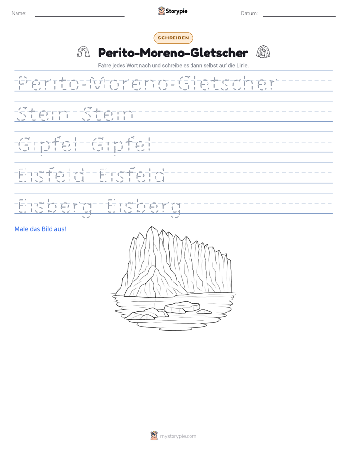 Schreibübung