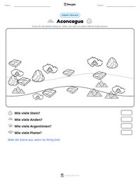 Aconcagua druckbare Arbeitsblatt Vorschau