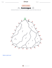 Aconcagua druckbare Arbeitsblatt Vorschau