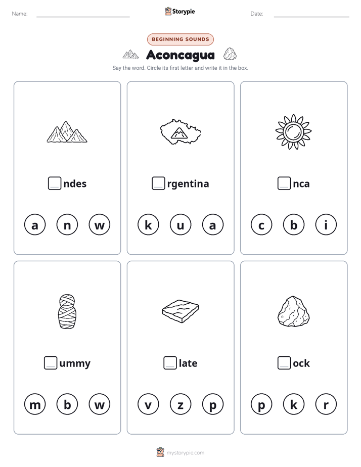 Beginning Sounds
