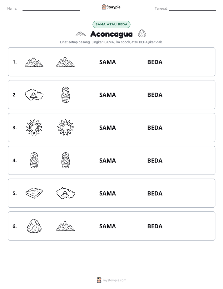 Sama atau Berbeda