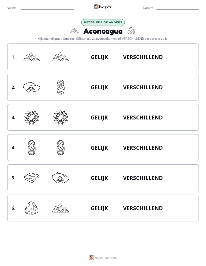 Zelfde of Verschillend