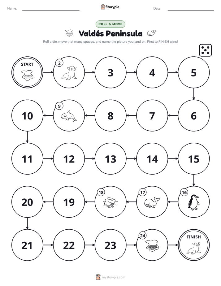 Roll & Move Game