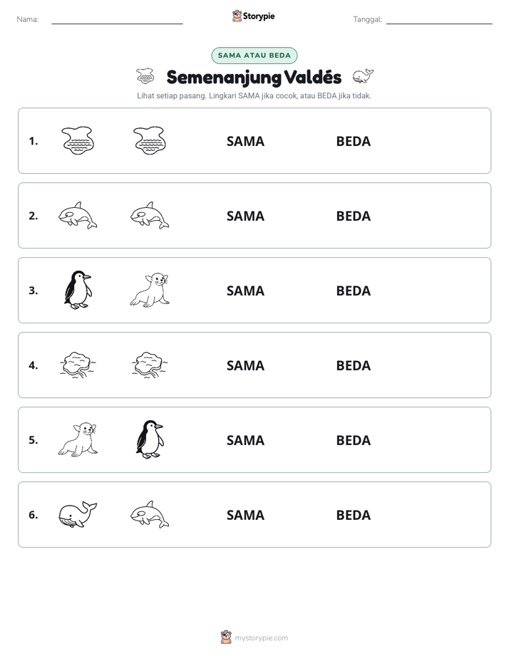 Sama atau Berbeda