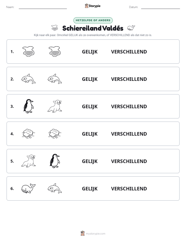 Zelfde of Verschillend