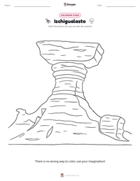 Ischigualasto printable worksheet preview