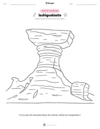 Aperçu de la feuille de travail imprimable Ischigualasto