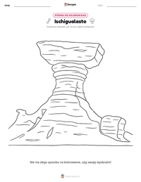 Podgląd drukowalnego arkusza ćwiczeń Ischigualasto
