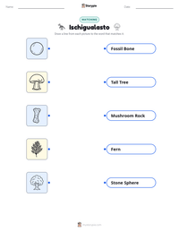 Ischigualasto printable worksheet preview