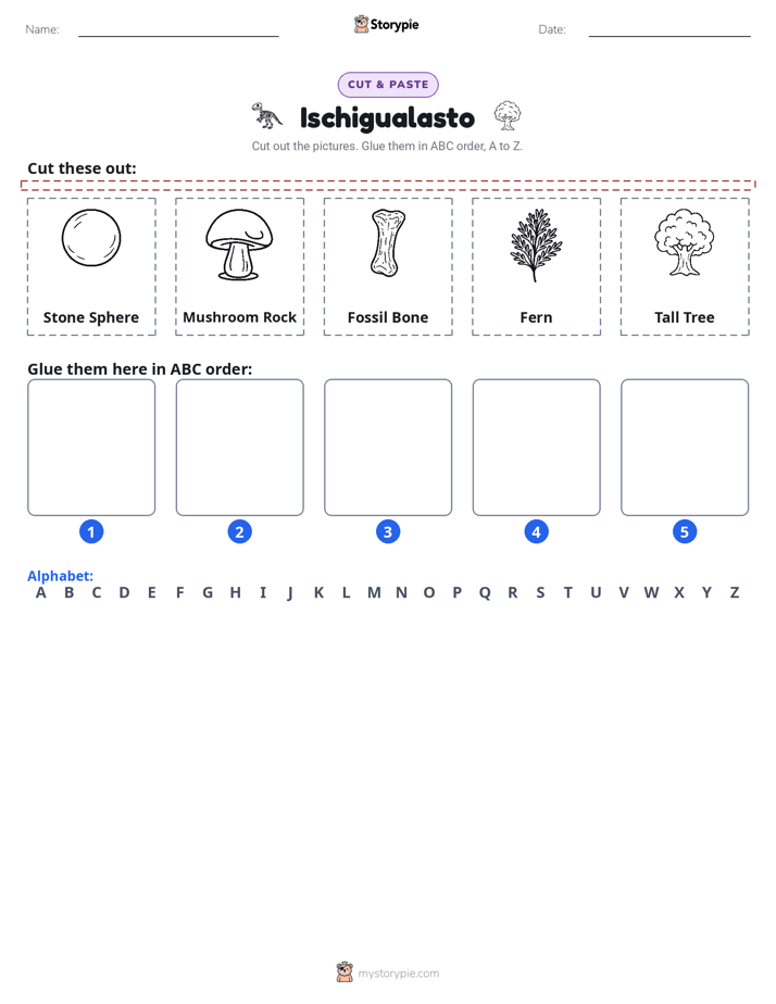 Cut & Paste Alphabet