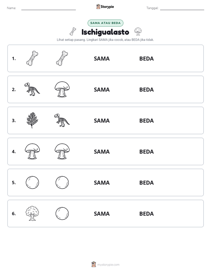 Sama atau Berbeda