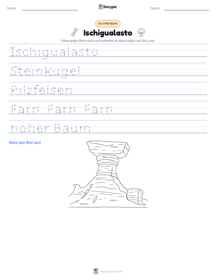 Schreibübung