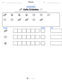 Caño Cristales printable worksheet preview