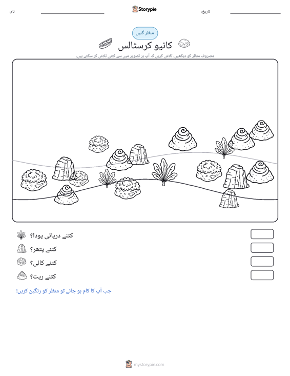 گنتی کا منظر