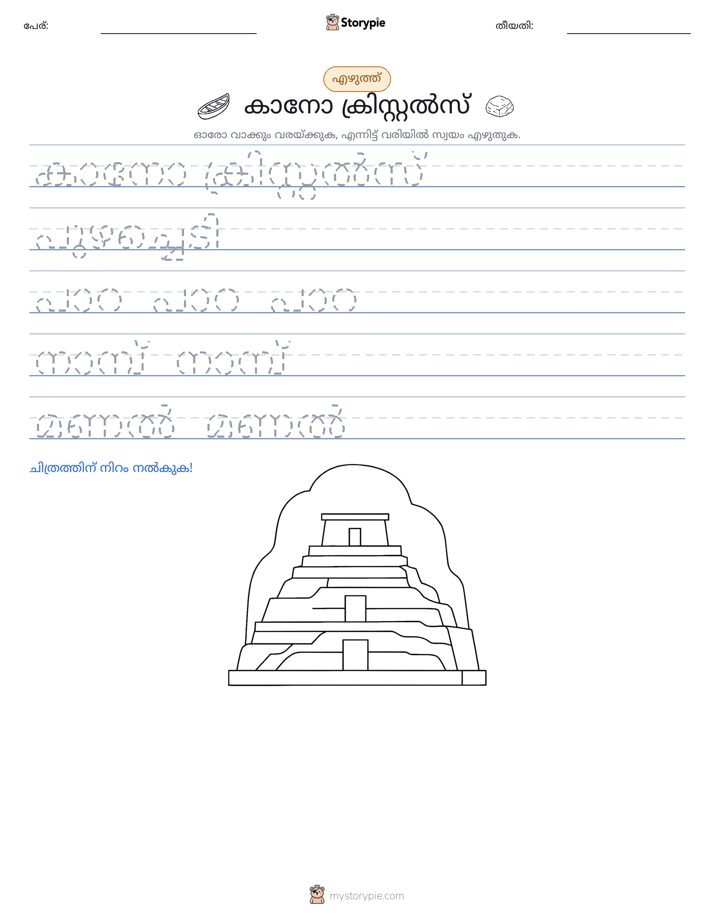 എഴുത്ത് പരിശീലനം