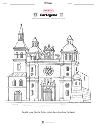 Cartagena druckbare Arbeitsblatt Vorschau
