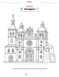 Cartagena afdrukbare werkblad voorbeeld