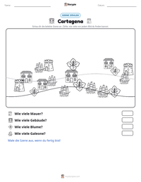 Cartagena druckbare Arbeitsblatt Vorschau