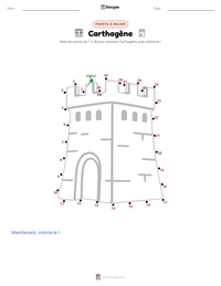 Aperçu de la feuille de travail imprimable Carthagène