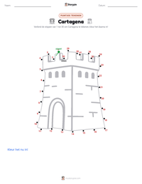 Cartagena afdrukbare werkblad voorbeeld