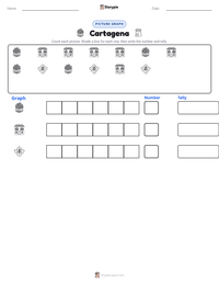 Cartagena printable worksheet preview