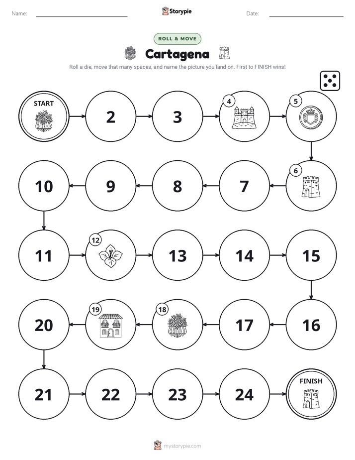 Roll & Move Game