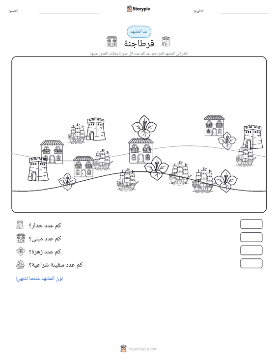 مشهد العد