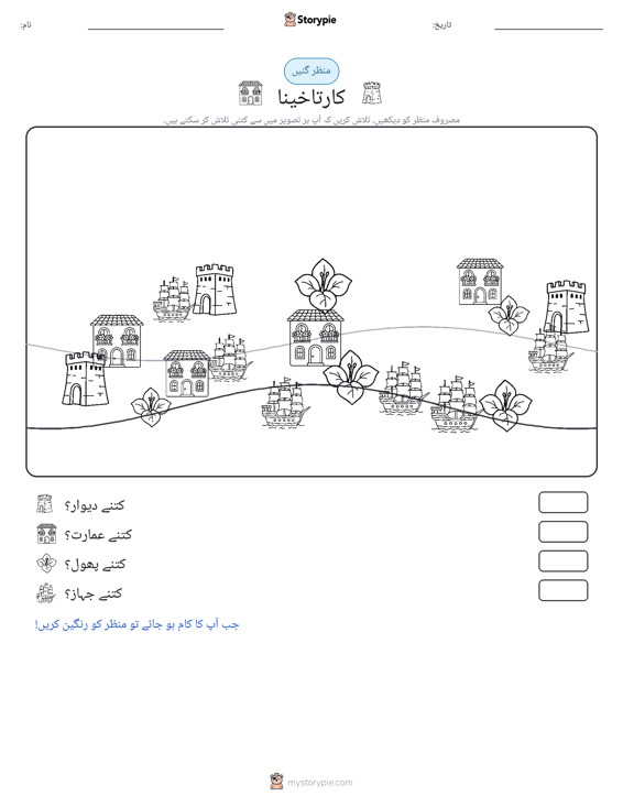 گنتی کا منظر