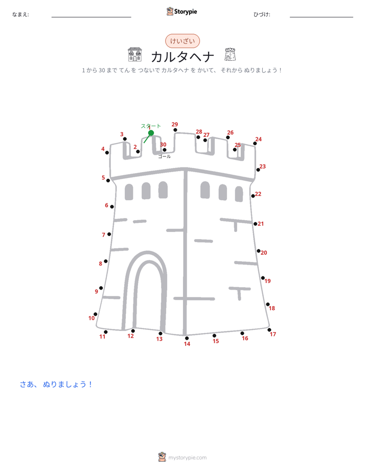 点つなぎ