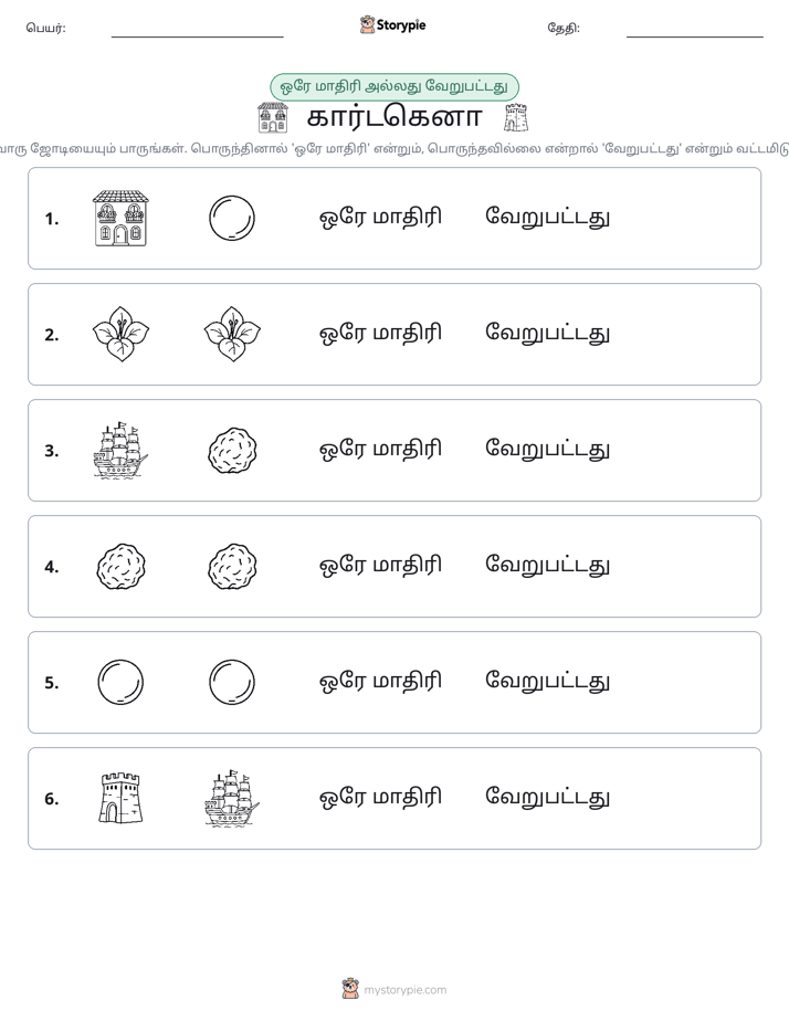 அதே அல்லது மாறுபட்டது