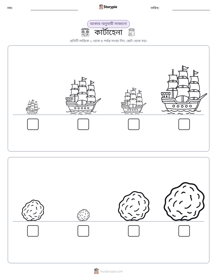 আকারের ক্রম