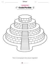 Ciudad Perdida printable worksheet preview
