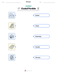 Ciudad Perdida printable worksheet preview