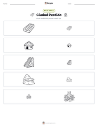 Ciudad Perdida printable worksheet preview