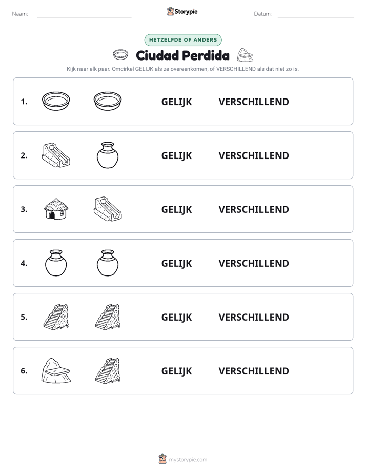 Zelfde of Verschillend