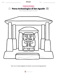 Anteprima della scheda stampabile di Parco Archeologico di San Agustín
