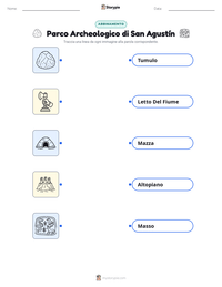 Anteprima della scheda stampabile di Parco Archeologico di San Agustín