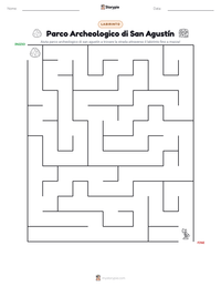 Anteprima della scheda stampabile di Parco Archeologico di San Agustín