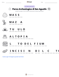 Anteprima della scheda stampabile di Parco Archeologico di San Agustín