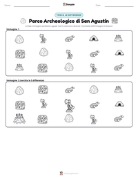 Anteprima della scheda stampabile di Parco Archeologico di San Agustín