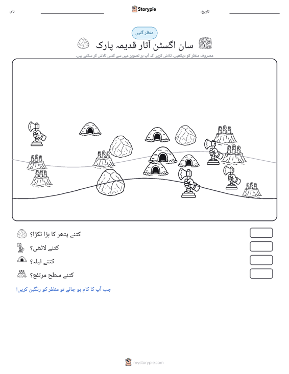 گنتی کا منظر