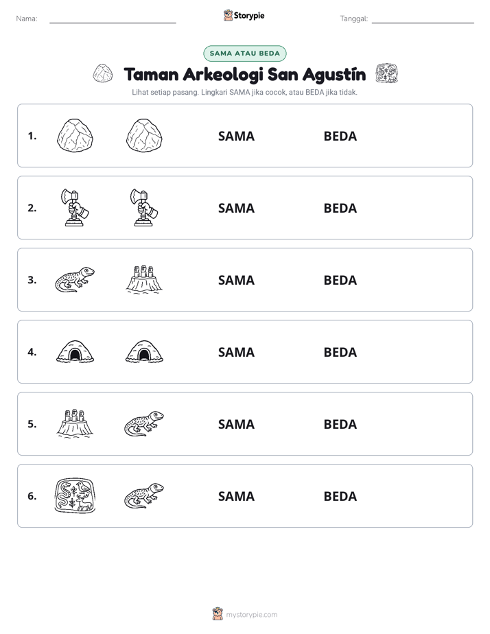 Sama atau Berbeda