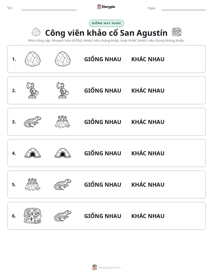 Giống Hay Khác