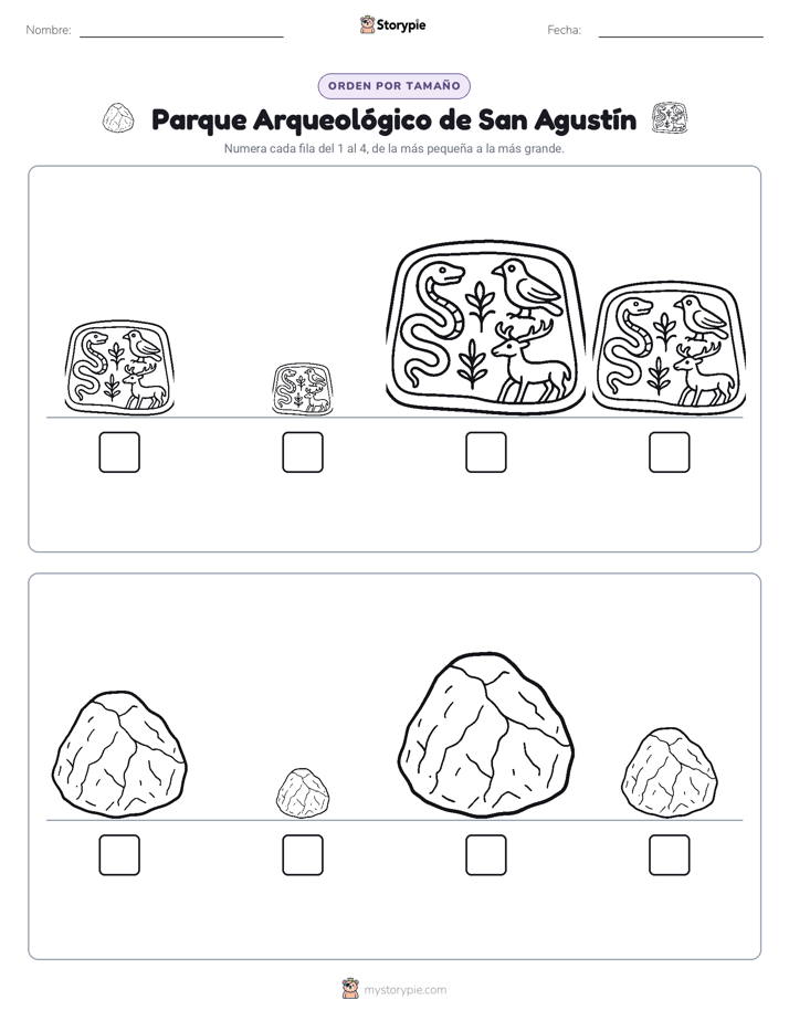 Orden de Tamaños