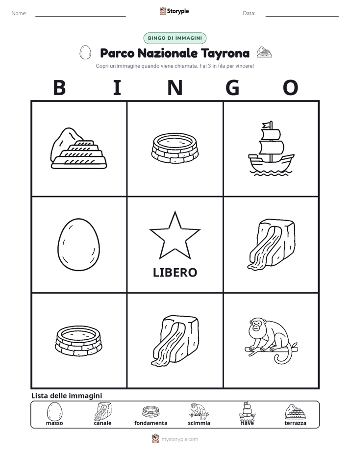 Bingo delle Immagini