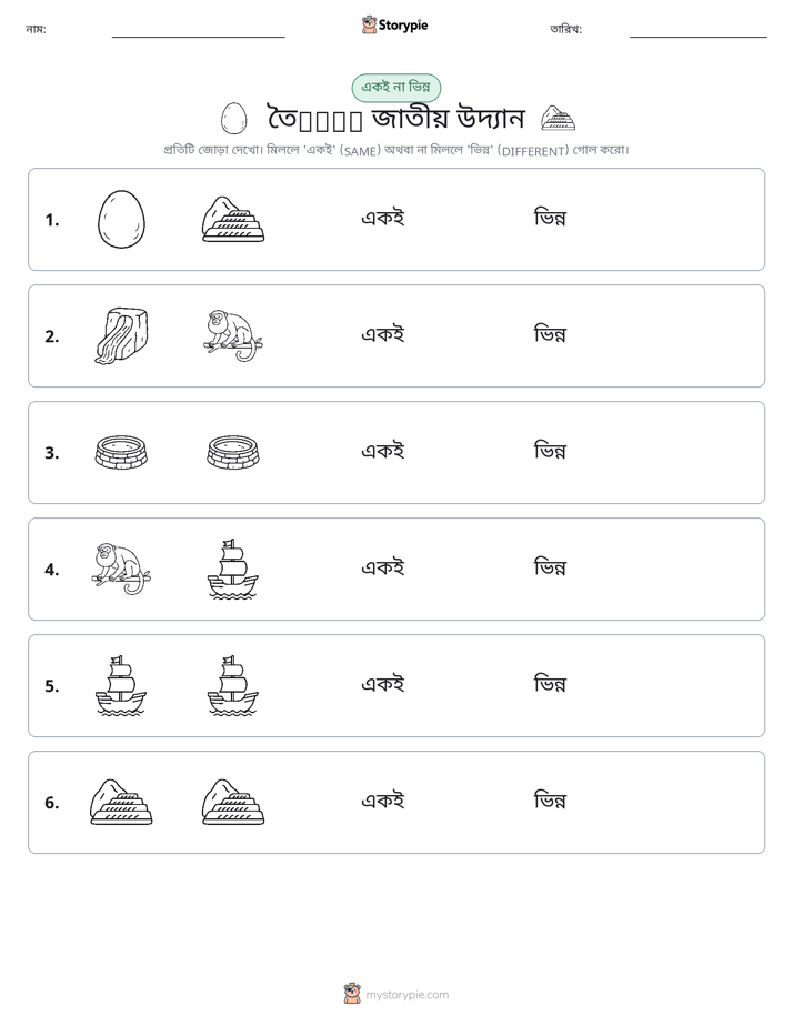 একই বা ভিন্ন