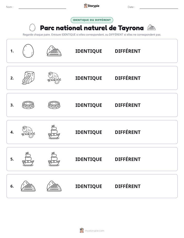 Identique ou Différent