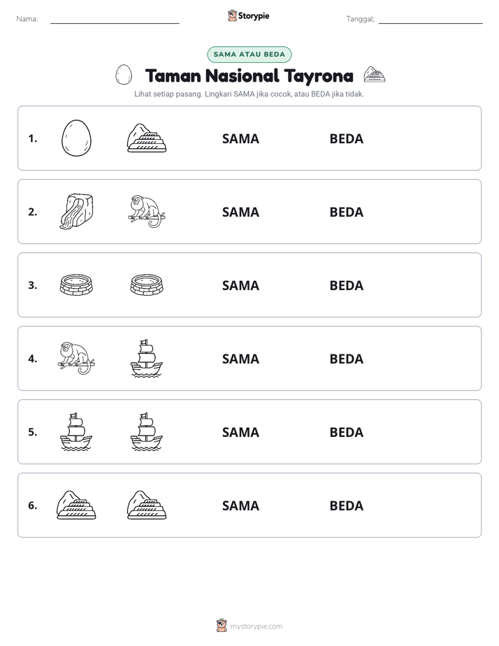 Sama atau Berbeda
